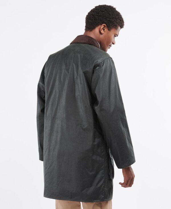 barbour border men's waxed jacket