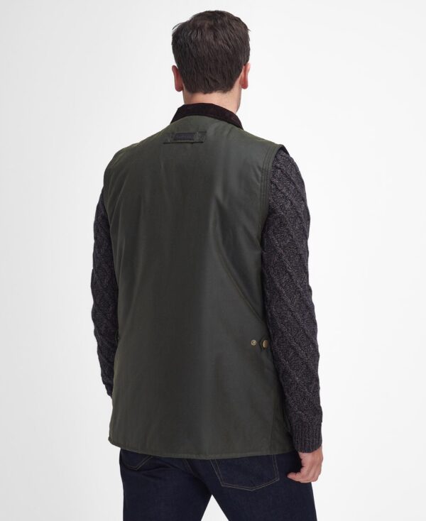 barbour westmorland wax gilet waistcoat
