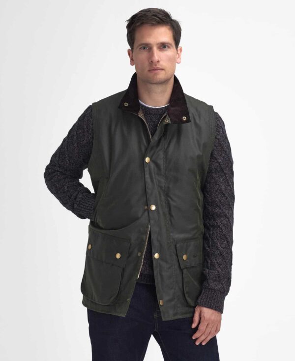 barbour westmorland wax gilet waistcoat