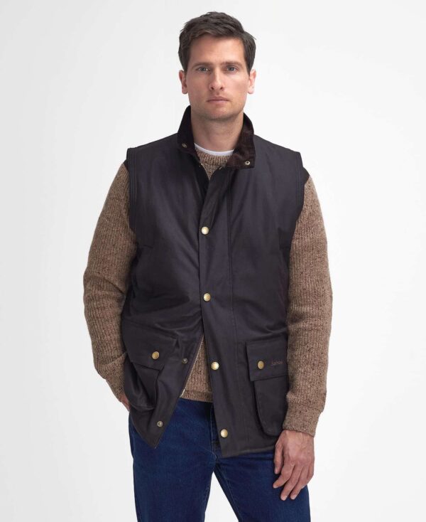 barbour westmorland wax gilet waistcoat
