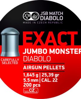JSB Exact Diabolo .22 Jumbo Monster Air Rifle Pellets