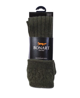 Bonart Padstow Shooting Socks - Olive