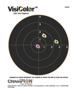 Visicolor 8" Bullseye Target - 10 Pack