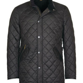 barbour long powell quilted jacket country