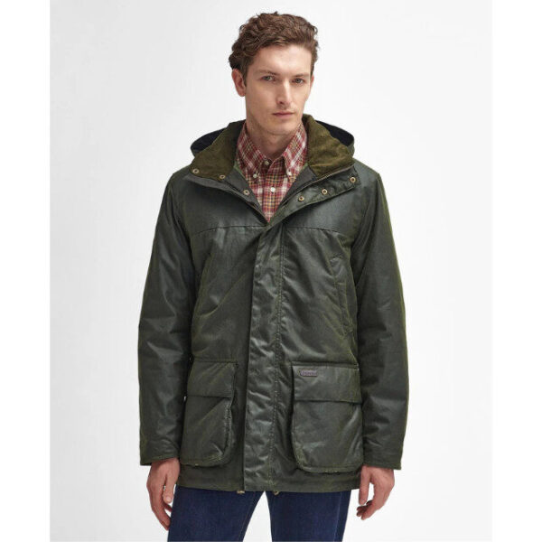 barbour bleaberry mens wax jacket fern