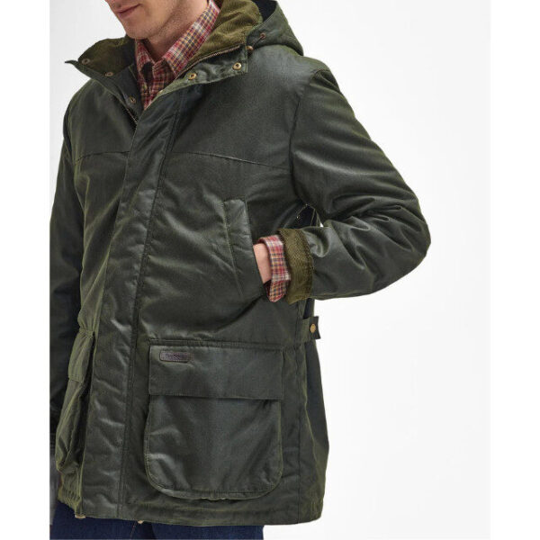 barbour bleaberry mens wax jacket fern