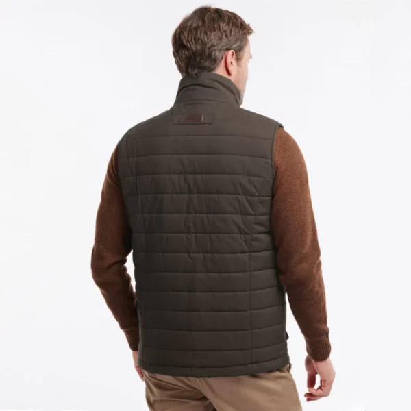 barbour bradford quilted men's gilet | forest