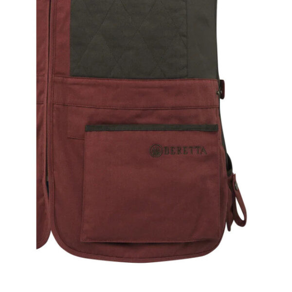 beretta teal sporting evo vest madder brown