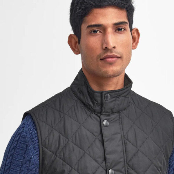barbour lowerdale gilet black