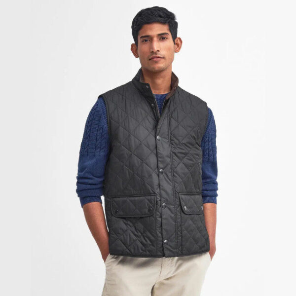 barbour lowerdale gilet black