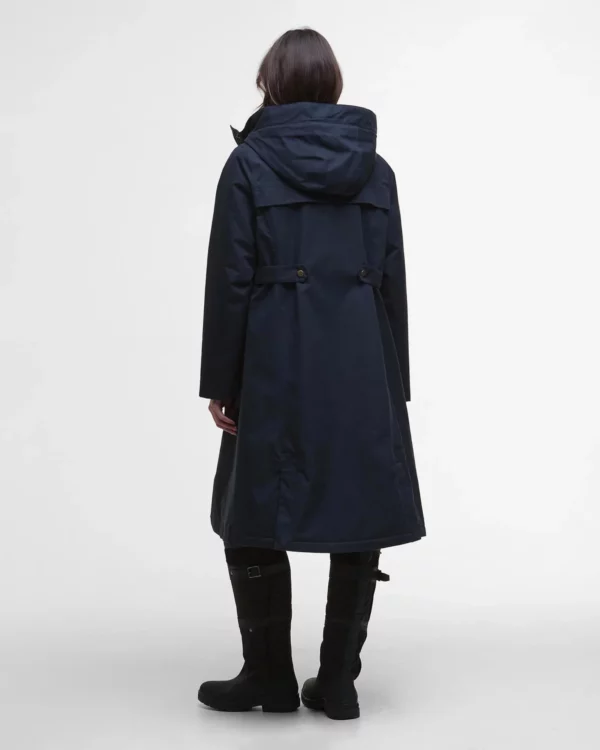 barbour bamburgh waterproof jacket navy