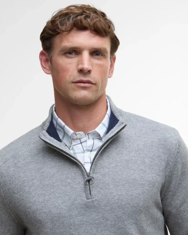 barbour kelson half zip jumper
