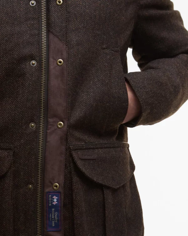 barbour hereford tweed wool jacket