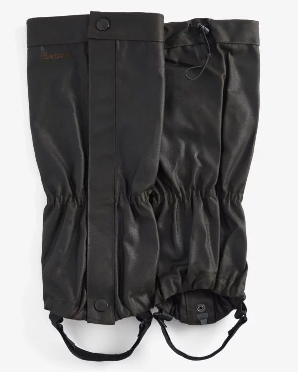 barbour waxed cotton gaiters