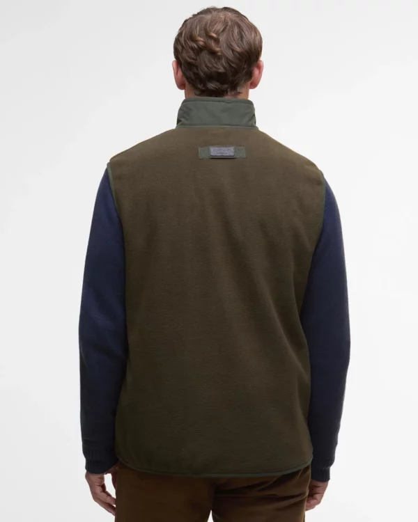 barbour lowich gilet olive