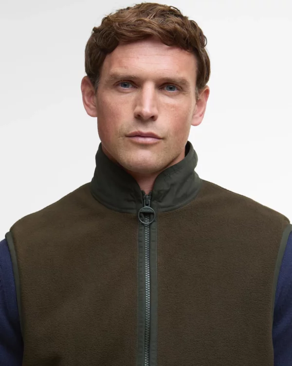 barbour lowich gilet olive