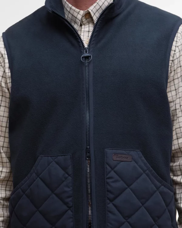 barbour lowich gilet navy