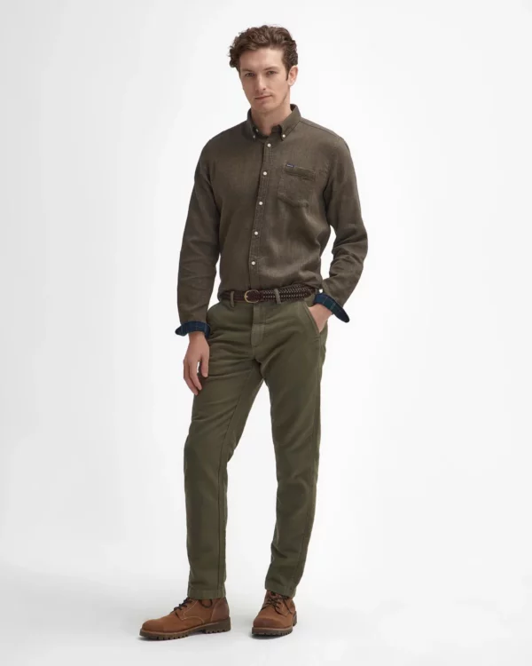 barbour moleskin tailored trousers
