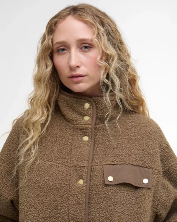barbour mabel fleece olive (copy)