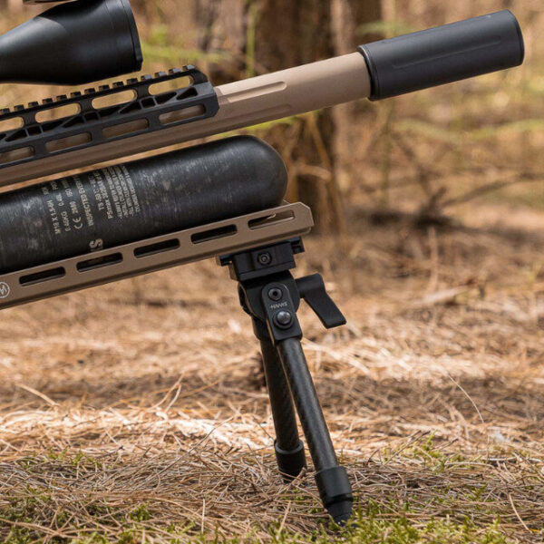 hawke carbon fiber pro bipod 8 11" notched