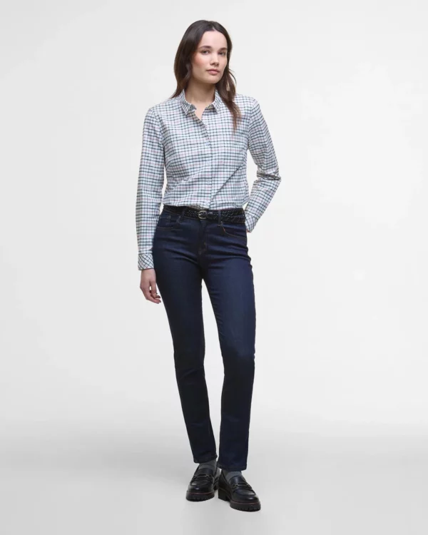 barbour woodside tailored long sleeved shirt
