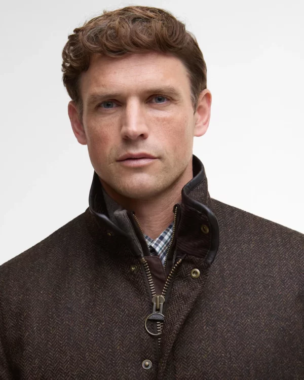 barbour hereford tweed wool jacket