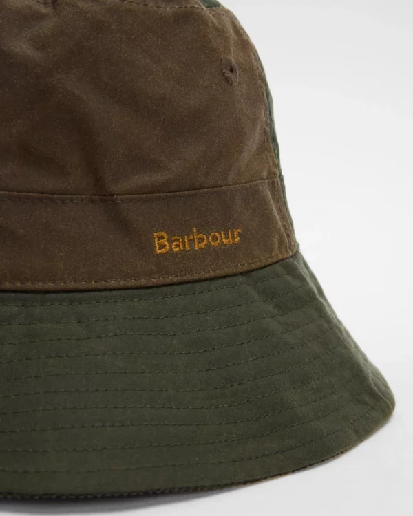 barbour brackley waxed bucket hat