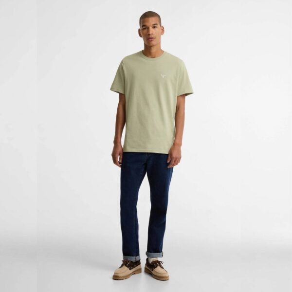 barbour essential sports t shirt sea green