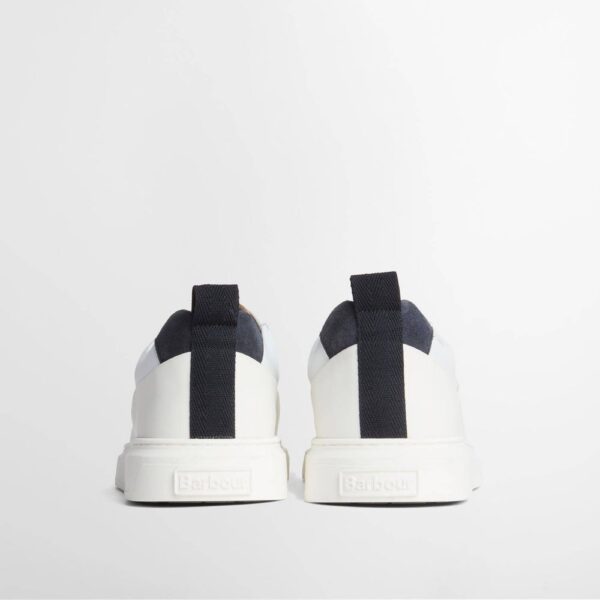 barbour stannington trainer white