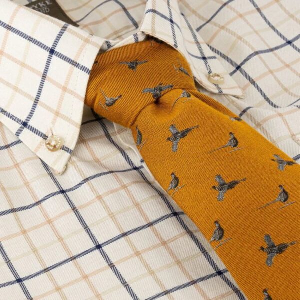 jack pyke pheasant silk tie