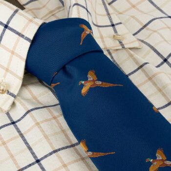 jack pyke pheasant tie navy