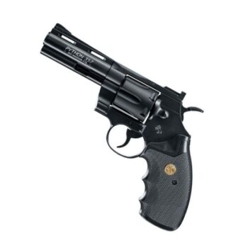 colt python .357 6 inch black co₂ bb air revolver – full metal | double action | 4.5mm