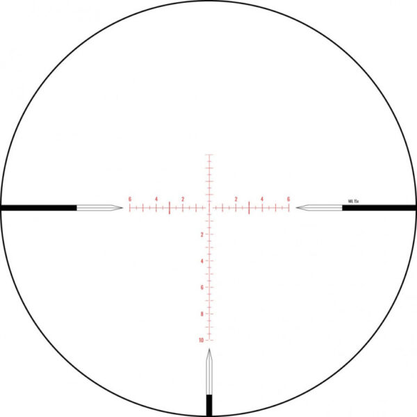 wulf defender 30 3 15x44 ed sfp ir rifle scope – w mil6 illuminated | 0.1 mrad | 30mm tube