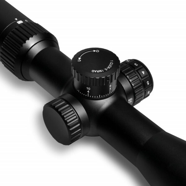 wulf hurricane compact 3 10x40 sfp ir rifle scope – w mil1 hft pro reticle | 0.1 mrad | 30mm tube