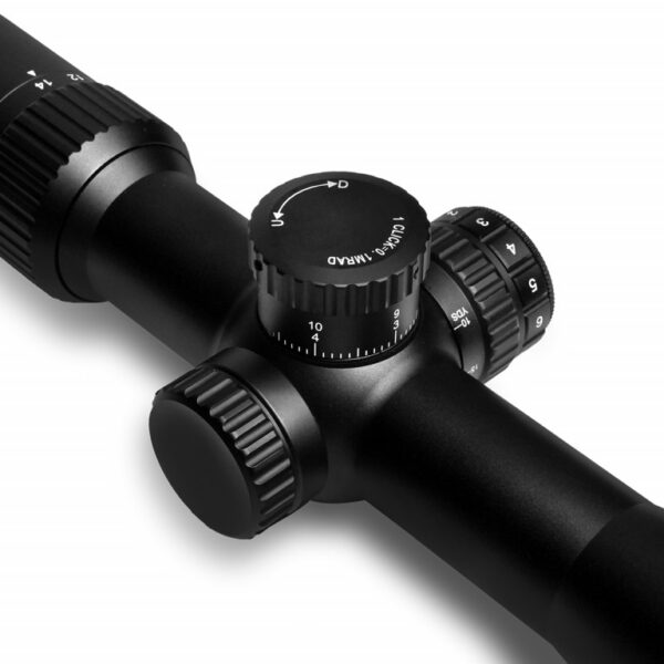 wulf hurricane compact 4 14x44 sfp ir rifle scope – w mil1 illuminated | 0.1 mrad | 30mm tube